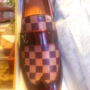 Louis Vuitton Luxury Chestnut Mens Shoes